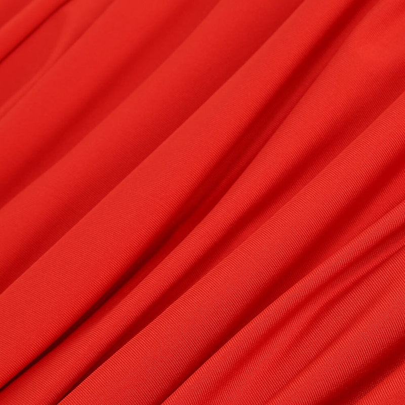 PLEATED SLEEVELESS ONE-SHOULDER DRESS styleofcb 