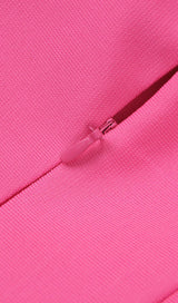 PINK BOW BANDAGE MIDI DRESS styleofcb 