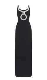 CTYSTAL MAXI DRESS IN BLACK Dresses styleofcb 