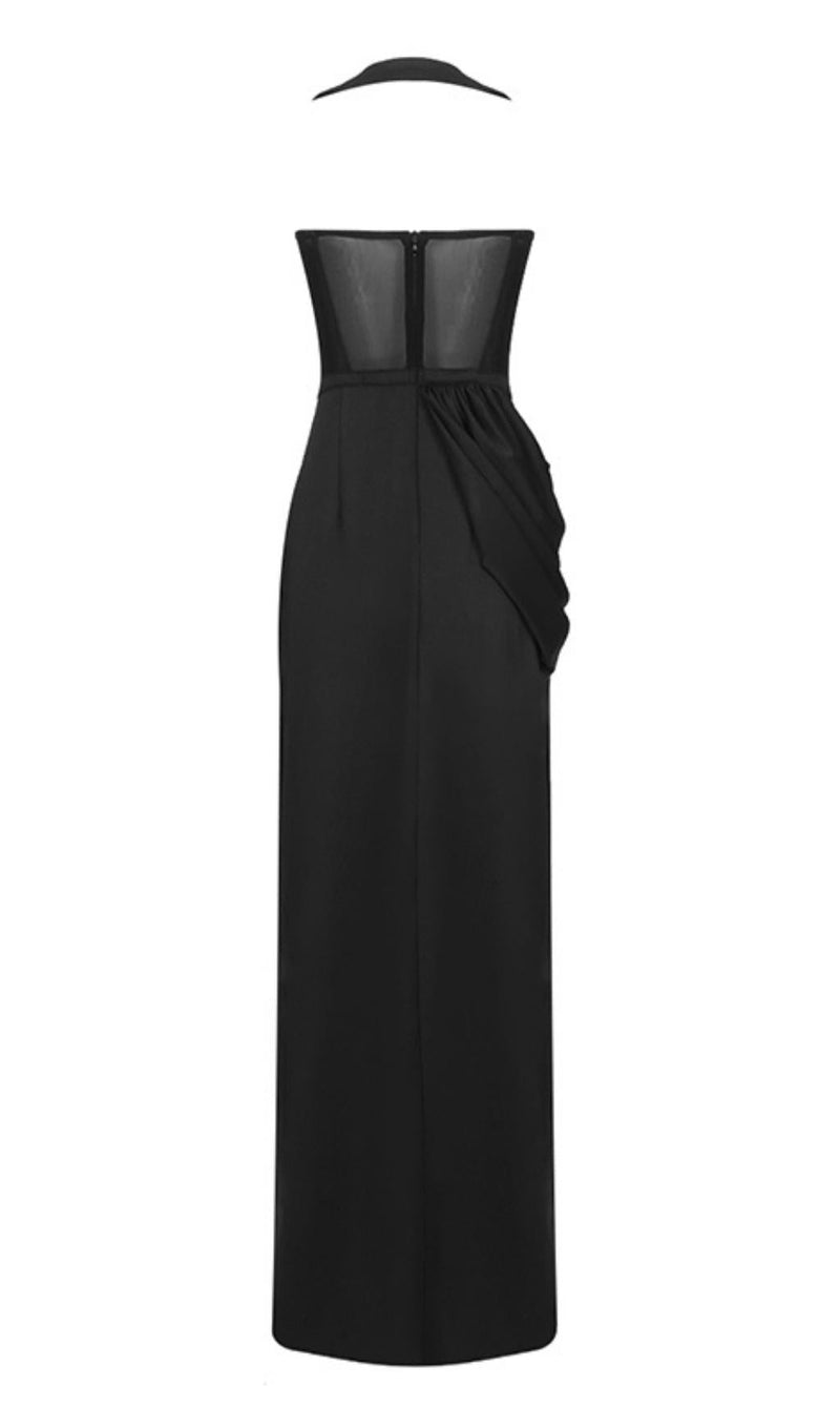 FISHBONE MAXI DRESS IN BLACK Dresses styleofcb 