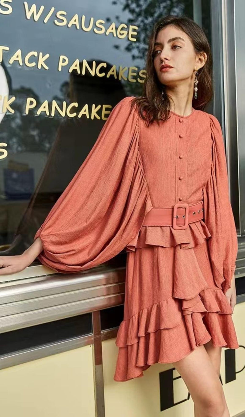 PLUNGED DRAPED MINI DRESS Dresses styleofcb 