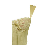 OLIVE LACE SATIN CORSET TOP styleofcb 
