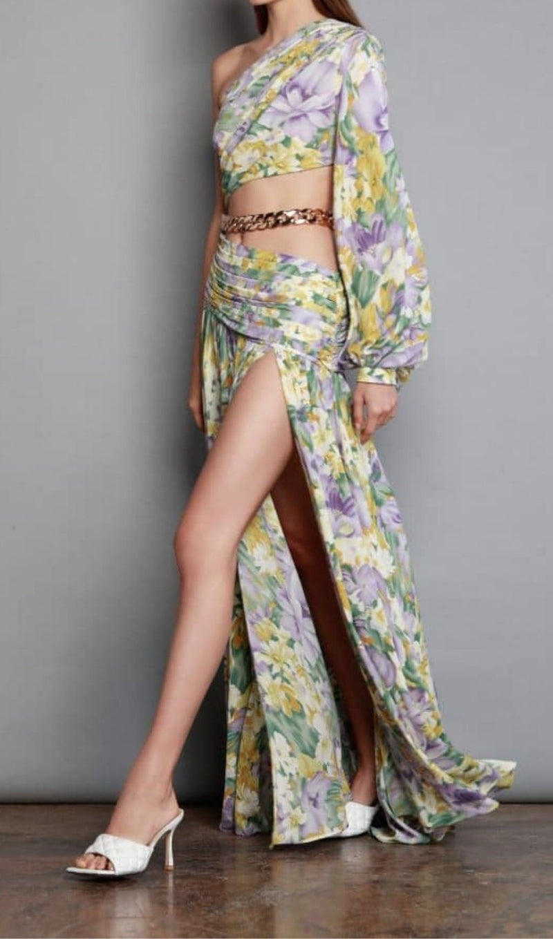 LONG SLEEVE MAXI DRESS IN COLORS Dresses styleofcb 