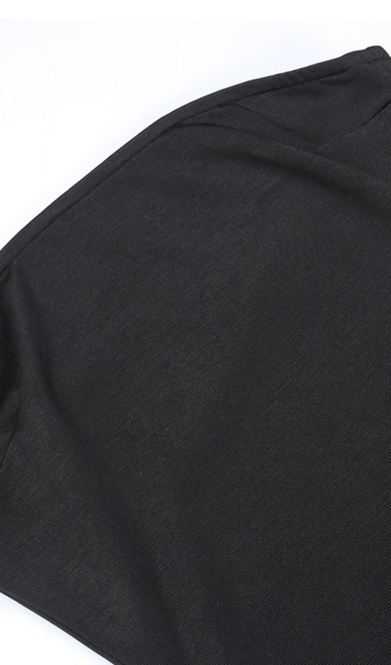 FRINGED STRAPLESS MINI DRESS Dresses styleofcb 