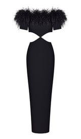 BANDAGE BACKLESS MAXI DRESS IN BLACK Dresses styleofcb 