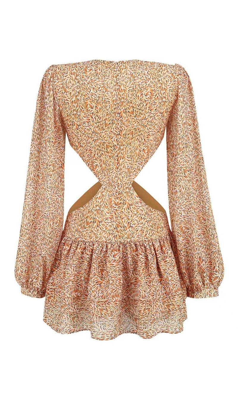 CABLE PRINTED MINI DRESS Dresses styleofcb 