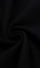 SEXY FISHTAIL SKIRT HEM BLACK VELVET SUSPENDER MIDI DRESS styleofcb 