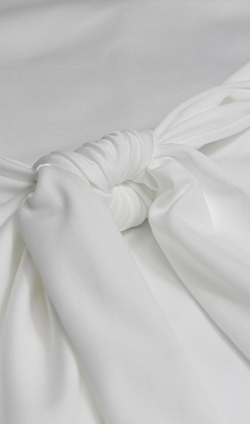 SQUARE NECK BODYCON MINI DRESS IN WHITE Dresses styleofcb 