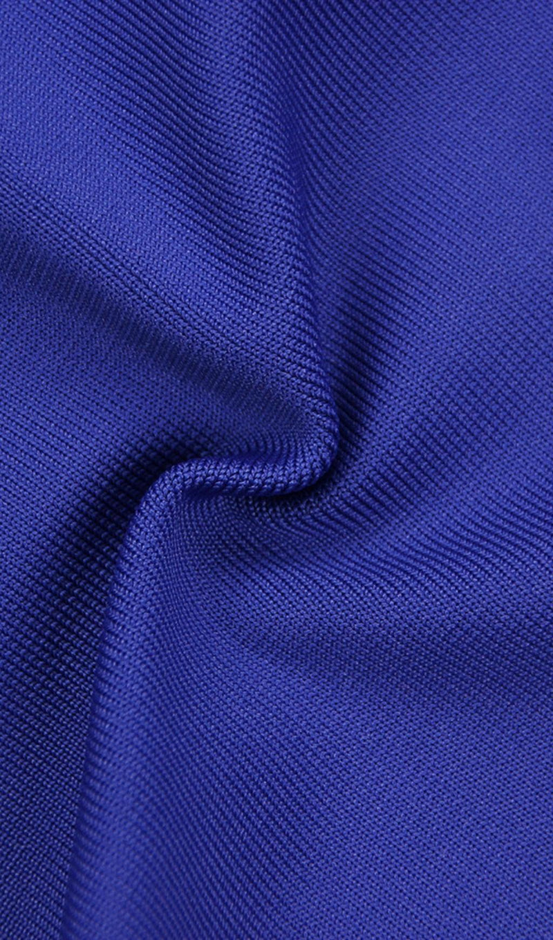 CUTOUT HALTER DRESS IN BLUE Dresses styleofcb 
