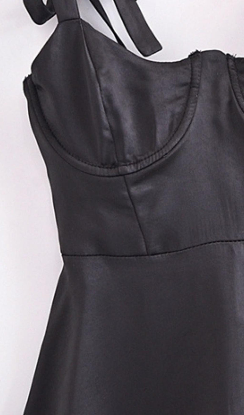 BANDAGE SLEEVELESS MINI DRESS IN BLACK styleofcb 