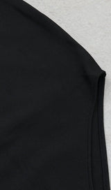 HALTER MESH MIDI DRESS IN BLACK DRESS styleofcb 