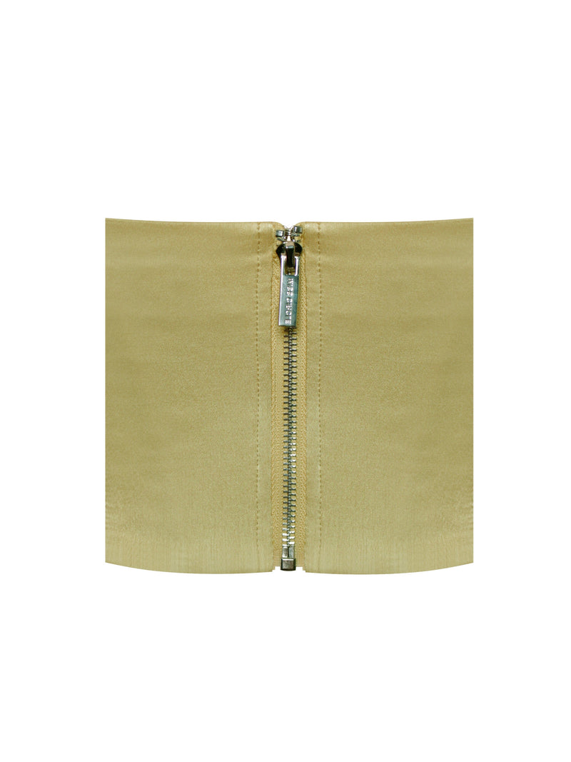 OLIVE LACE SATIN CORSET TOP styleofcb 