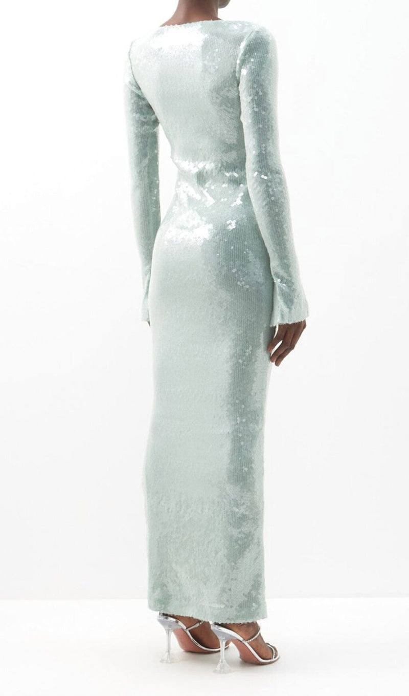 ETTELE MAXI DRESS IN LIGHT MINT Party Dress styleofcb 