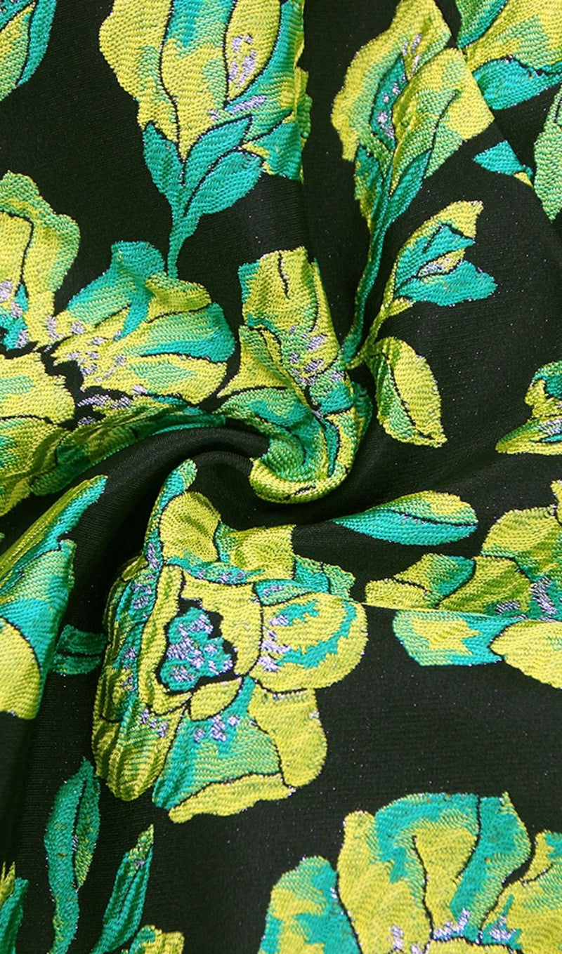 V NECK JACQUARD MINI DRESS Dresses styleofcb 