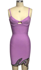 CRYSTAL FLOWER MINI DRESS Dresses styleofcb 