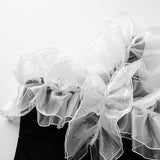 ONE SHOUDER RUFFLE STITCHING ONE PIECE SWIMSUIT styleofcb 