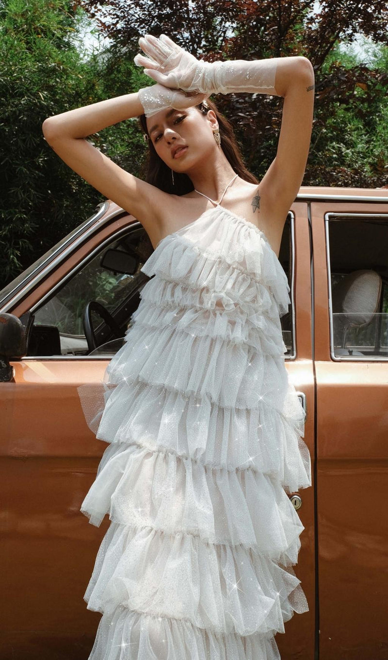 FRINGED BACKLESS MAXI DRESS Dresses styleofcb 