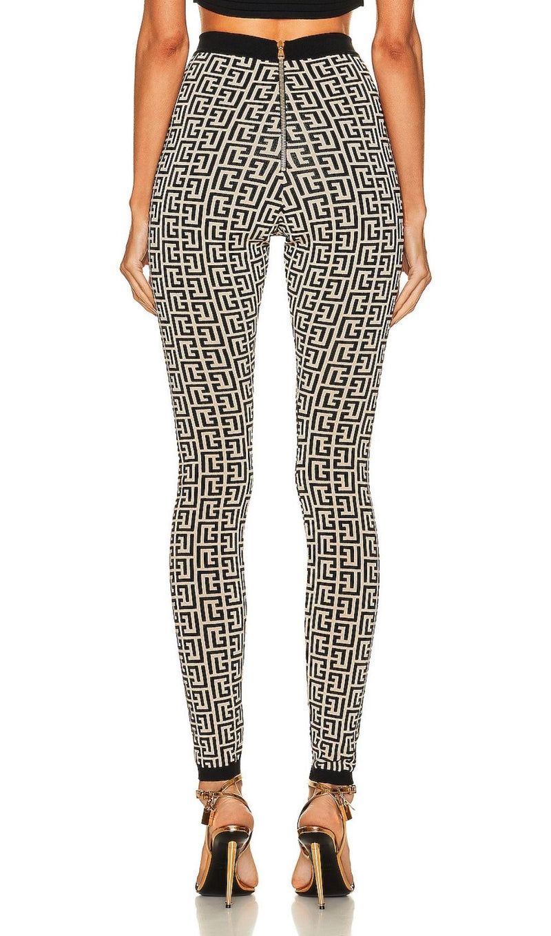 JACQUARD TWO PIECE SET IN GRAY Clothing styleofcb 