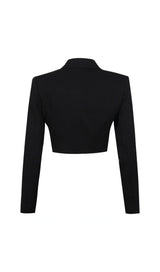 CROPPED OVERSIZED SPIRAL BLAZER styleofcb 