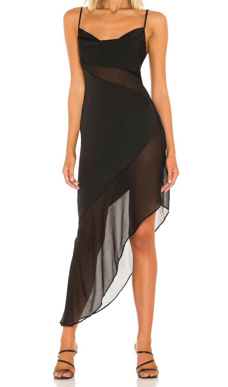 STRAP BODYCON MIDI DRESS IN BLACK Dresses styleofcb 