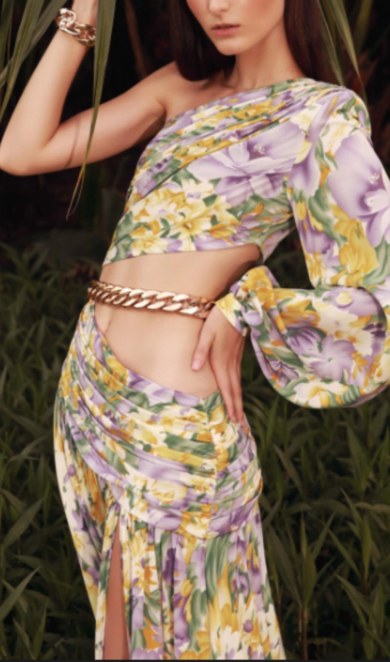 LONG SLEEVE MAXI DRESS IN COLORS Dresses styleofcb 