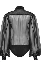 LONG SLEEVE MESH TOP Dresses styleofcb 