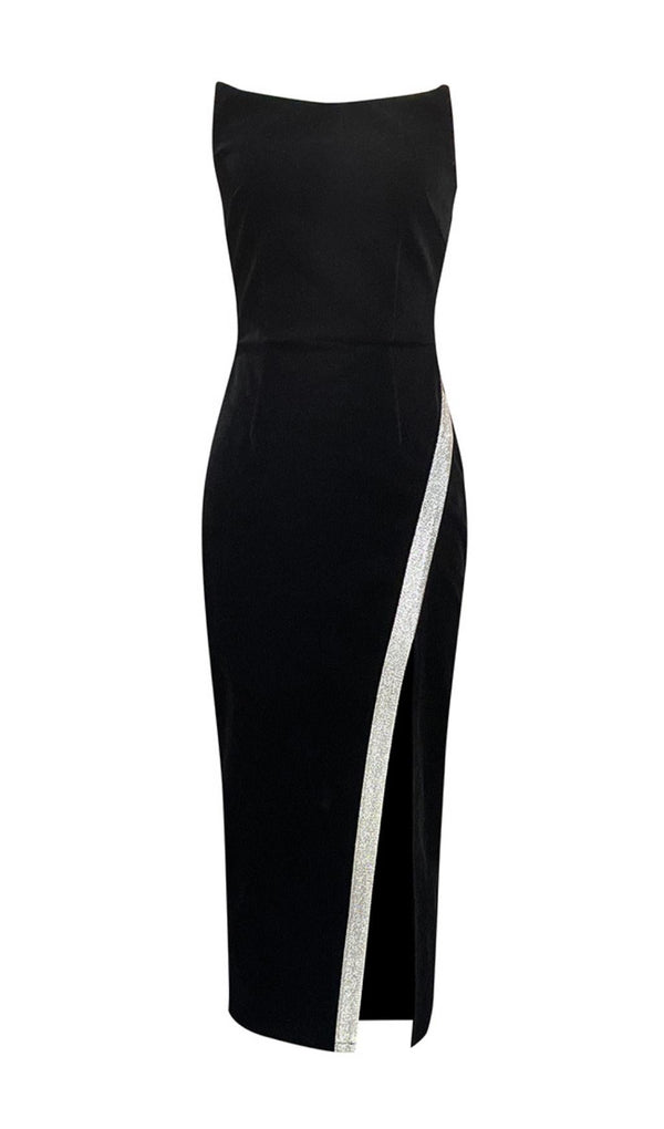 SLEEVELESS BODYCON MIDI DRESS IN BLACK Dresses styleofcb 