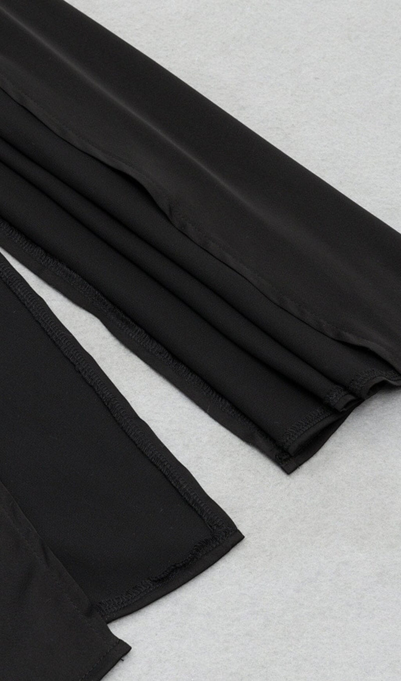 STRAPLESS CORSET MIDI DRESS IN BLACK styleofcb 