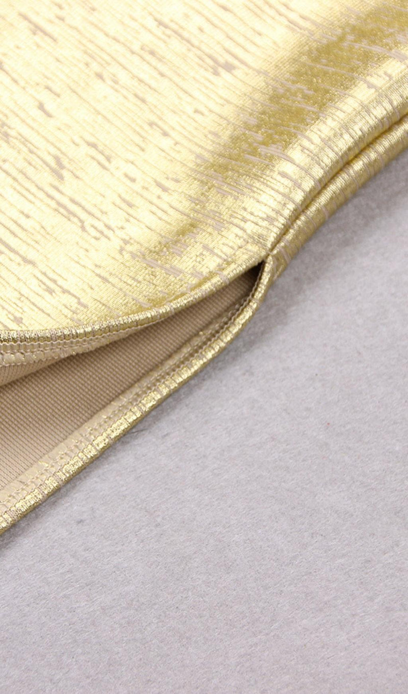 FRENCH CHAMPAGNE GOLD DRESS styleofcb 
