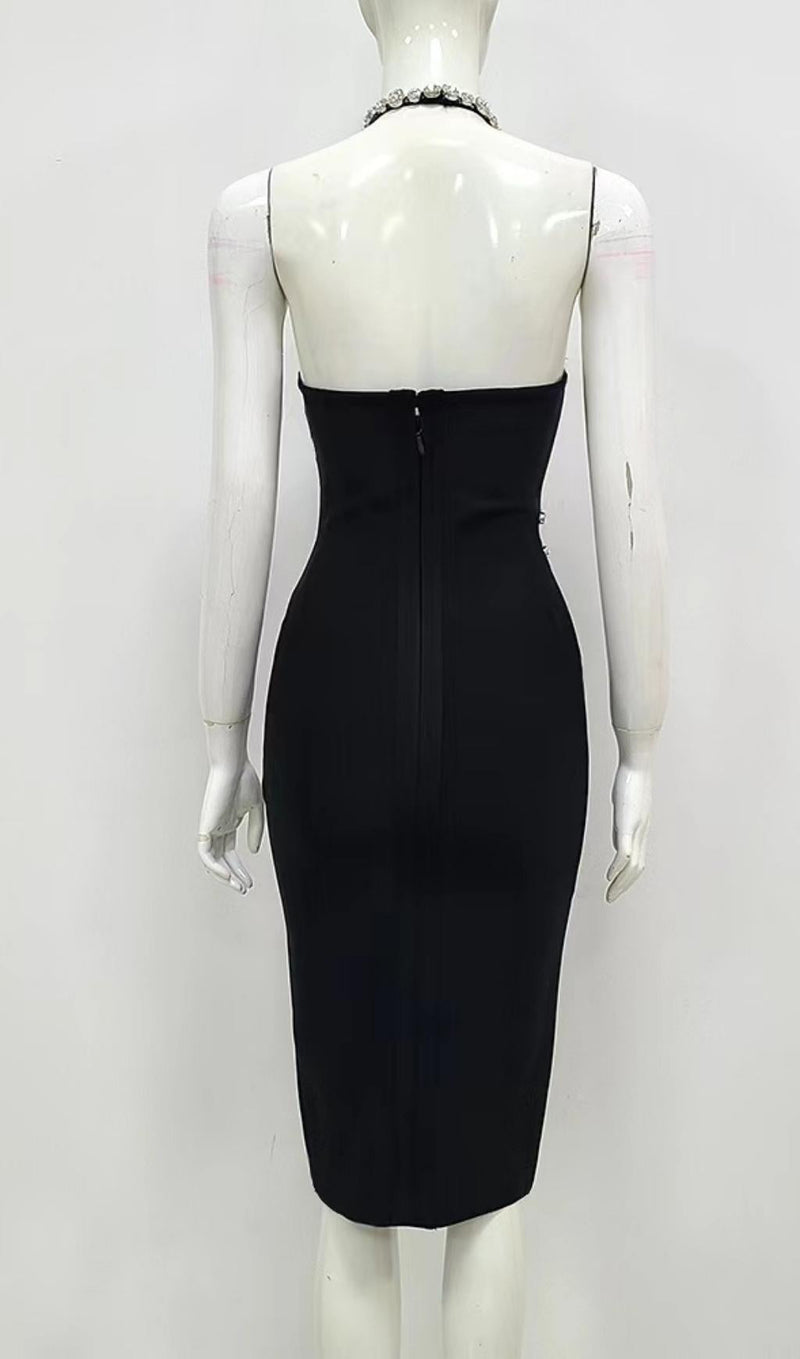 DIAMOND MAXI DRESS IN BLACK Dresses styleofcb 
