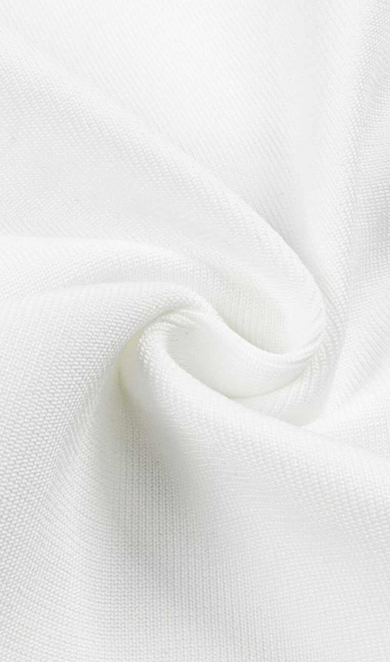 LONG SLEEVE TUBE TOP DRESS IN WHITE DREESES styleofcb 