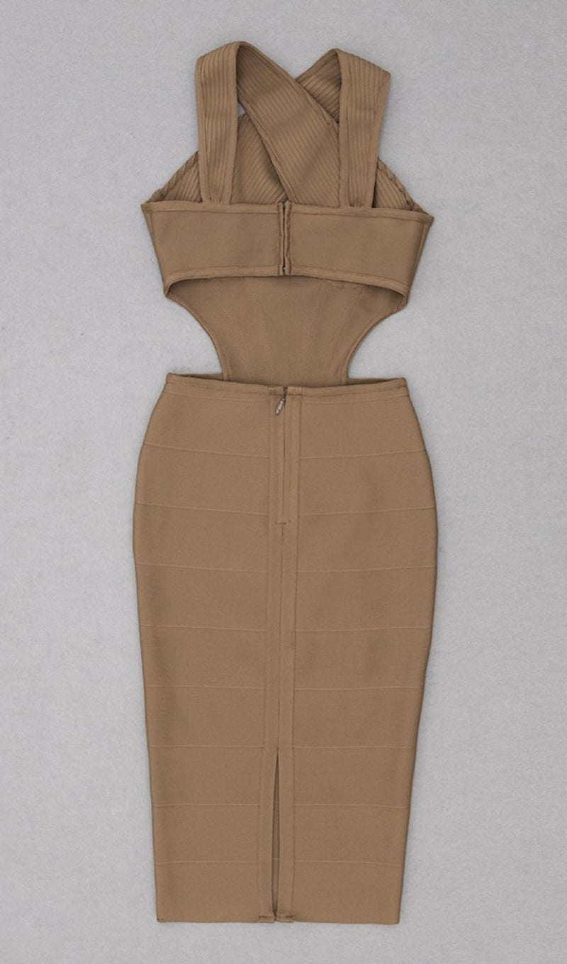 CUT OUT BODYCON MIDI DRESS Dresses styleofcb 