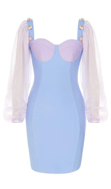 LACE BANDAGE BODYCON MINI DRESS styleofcb 