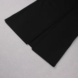 STARFISH EMBELLISHED MESH BODICE MAXI DRESS IN BLACK styleofcb 