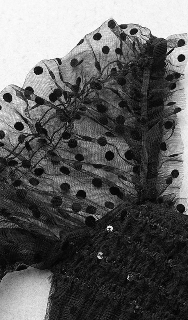 LACE BACKLESS MIDI DRESS IN BLACK Dresses styleofcb 