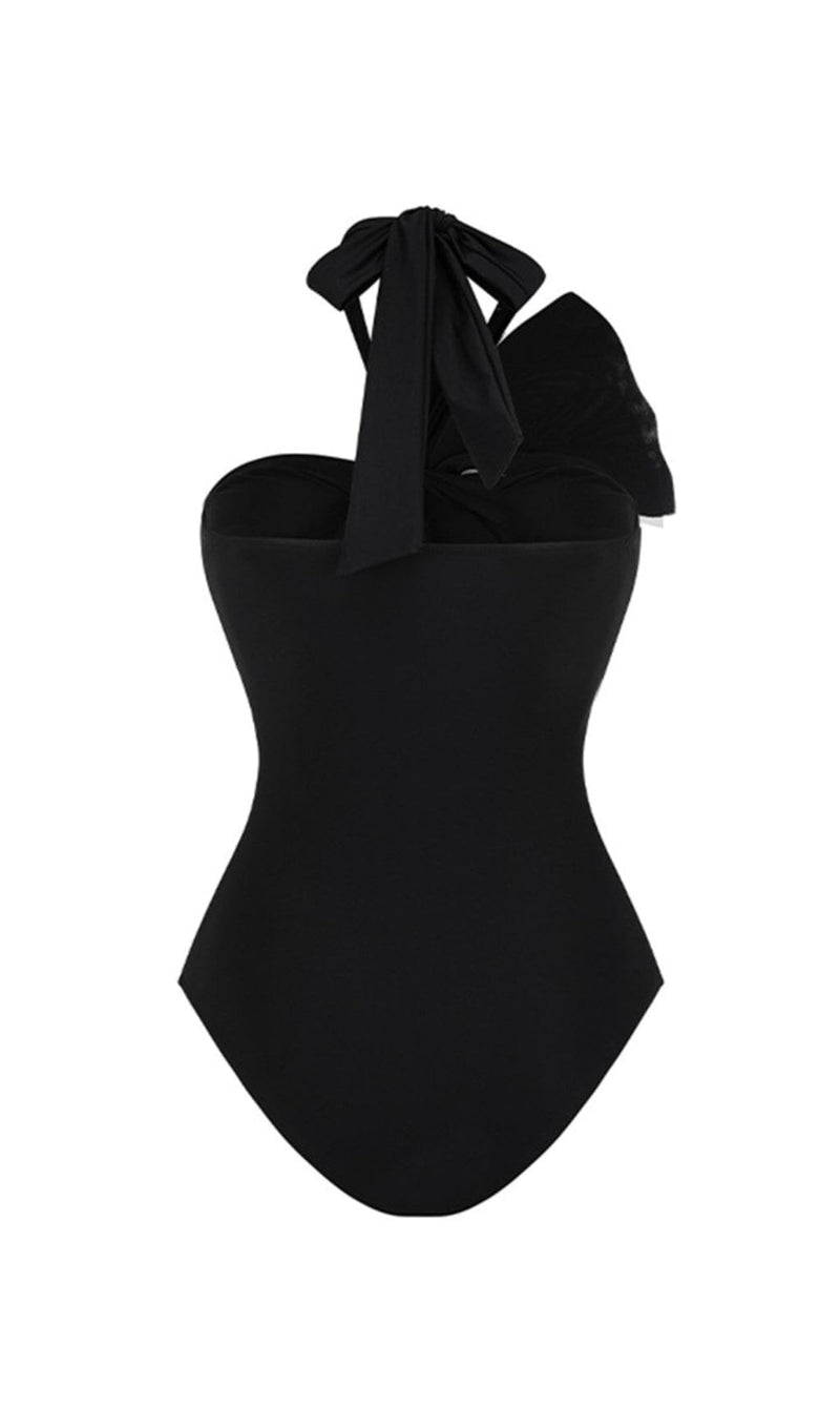 RUFFLE COLOR BLOCK ONE PIECE SWIMSUIT styleofcb 