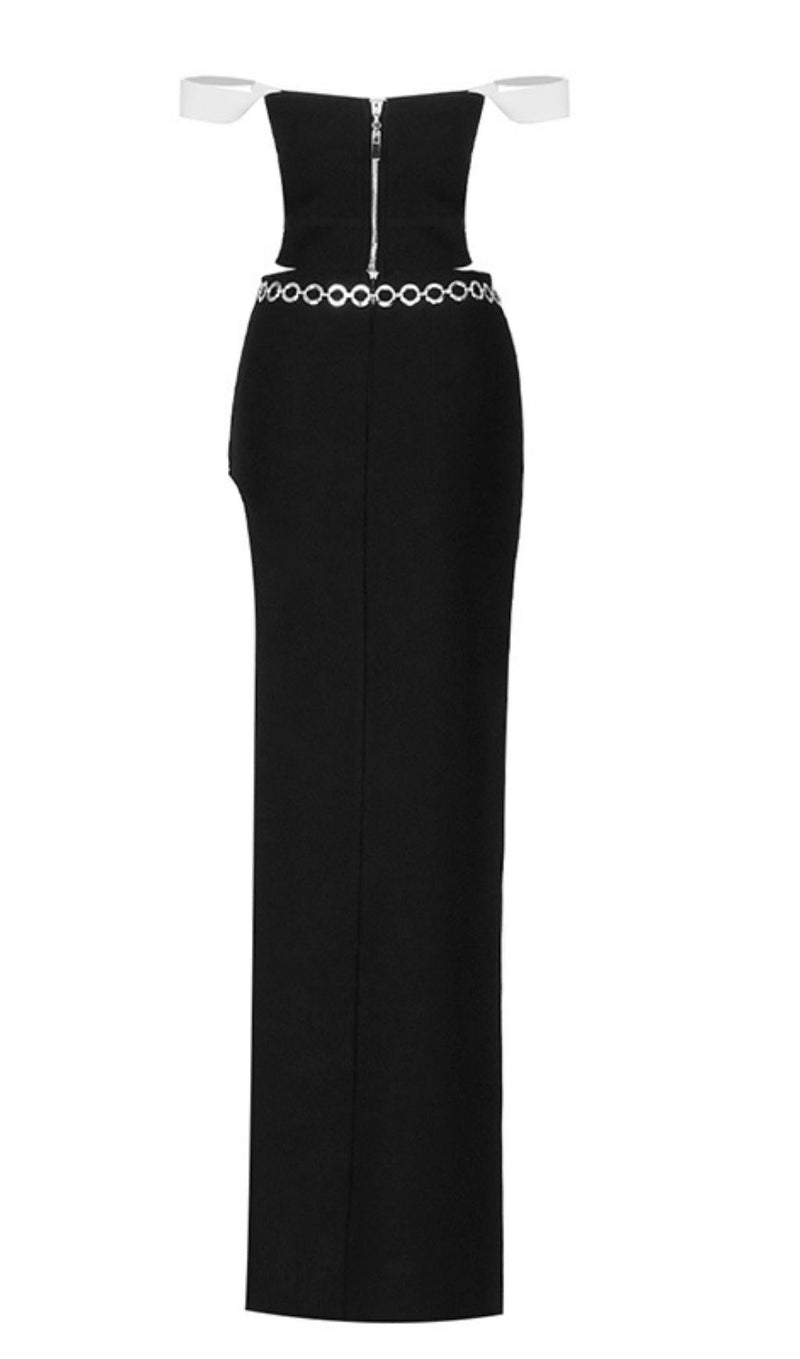 STRAPLESS MAXI DRESS TWO PIECE SET Dresses styleofcb 