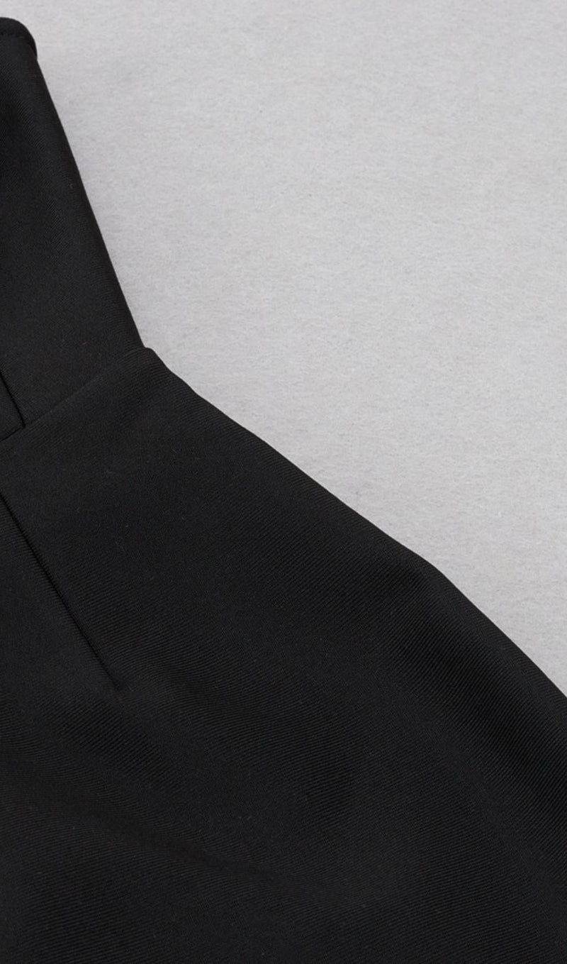 ONE SHOULDER MIDI DRESS IN BLACK Dresses styleofcb 