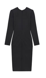 BANDAGE MIDI DRESS IN BLACK Dresses styleofcb 
