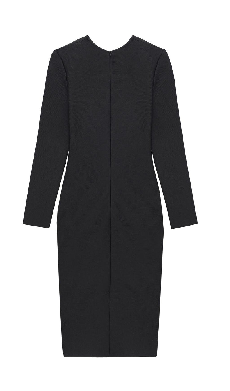 BANDAGE MIDI DRESS IN BLACK Dresses styleofcb 
