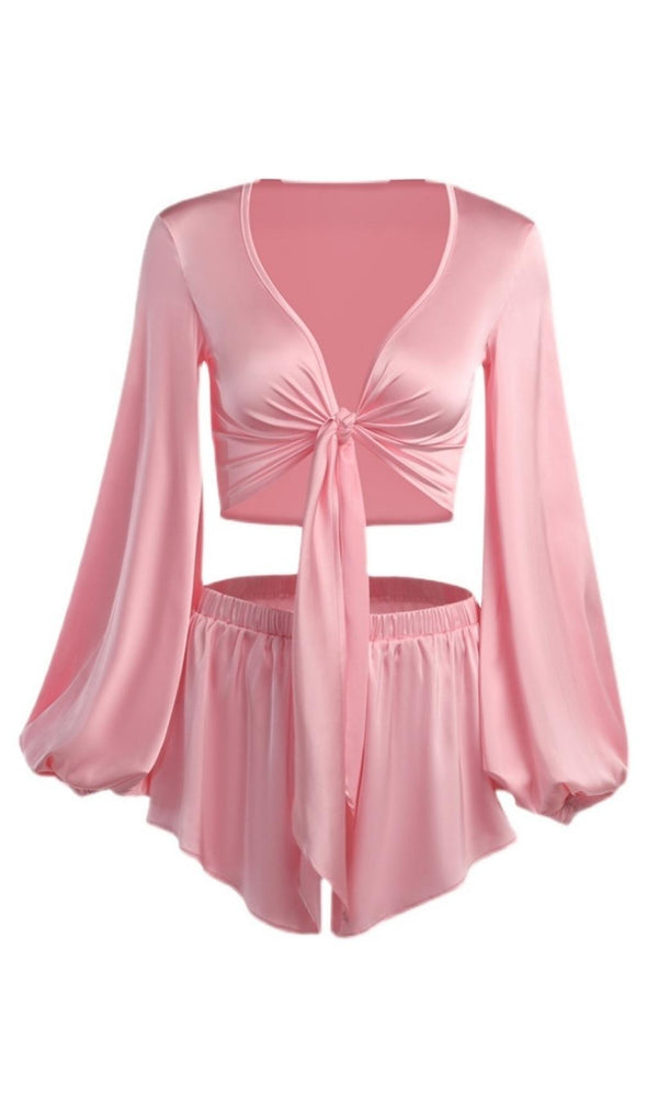 BANDAGE LONG SLEEVE TWO PIECE SET Clothing styleofcb 