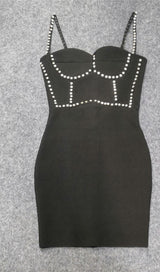 DIAMANTE BANDAGE MINI DRESS Dresses styleofcb 