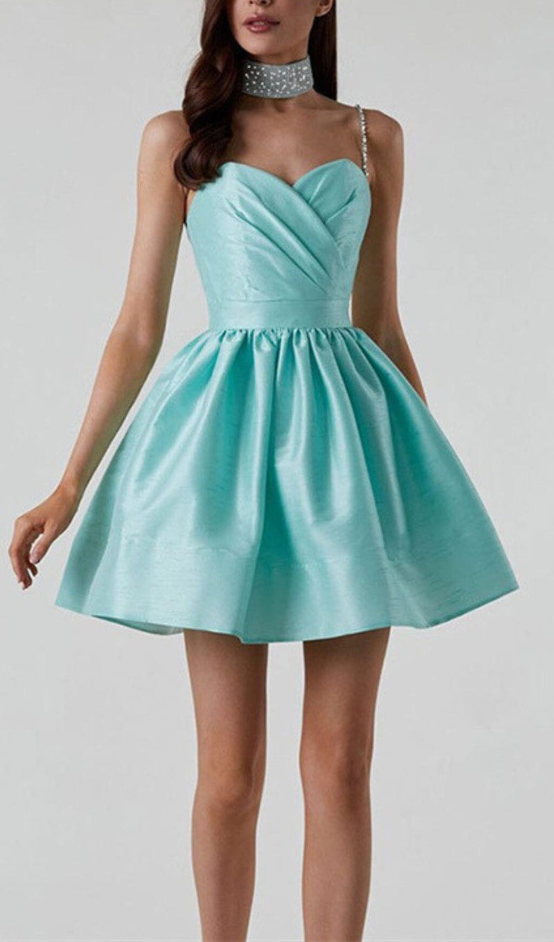 DIAMOND SUSPENDER DRESS IN MINT GREEN styleofcb 