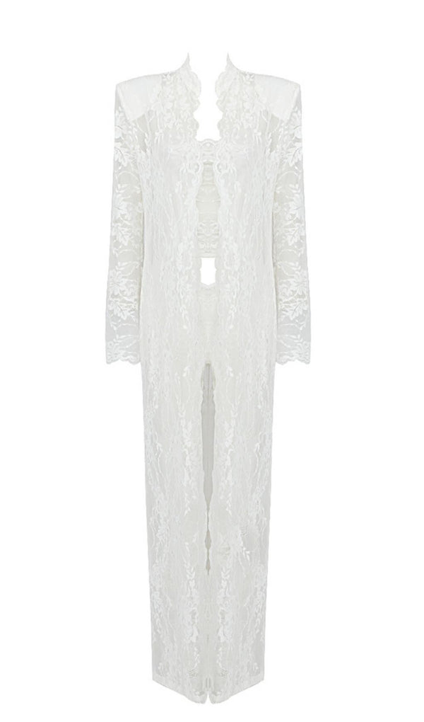 LACE STRAP TWO PIECE SET styleofcb XS WHITE 