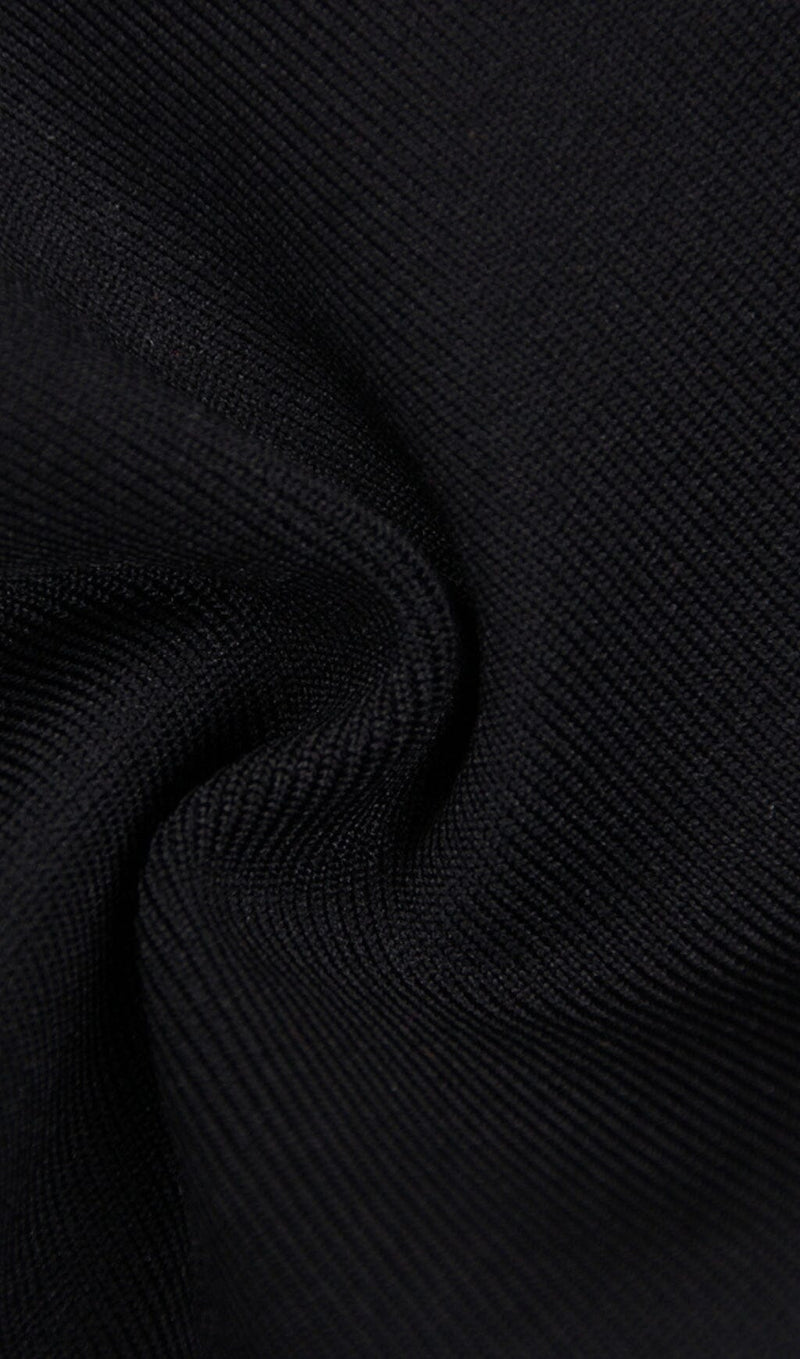 LONG SLEEVE TIGHT BACKLESS DRESS IN BLACK DREESES styleofcb 