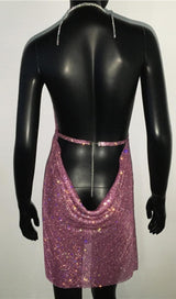 DEEP V NECK BACKLESS MINI DRESS Dresses styleofcb 