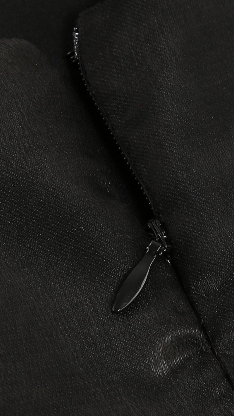 DETACHABLE BOWKNOT MINI DRESS IN BLACK Dresses styleofcb 