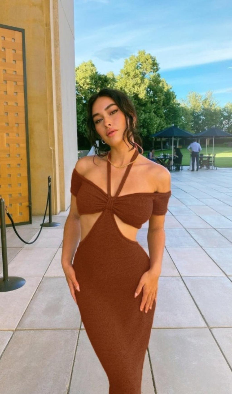 HALTER CUT OUT MIDI DRESS Dresses styleofcb 