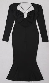 PLUS SIZE LONG SLEEVES MIDI DRESS Dresses styleofcb 
