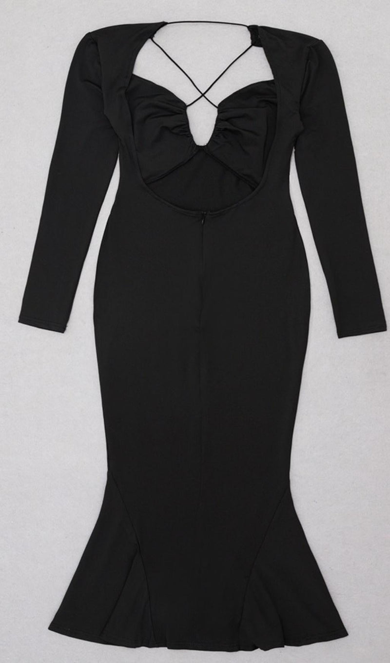 PLUS SIZE LONG SLEEVES MIDI DRESS Dresses styleofcb 